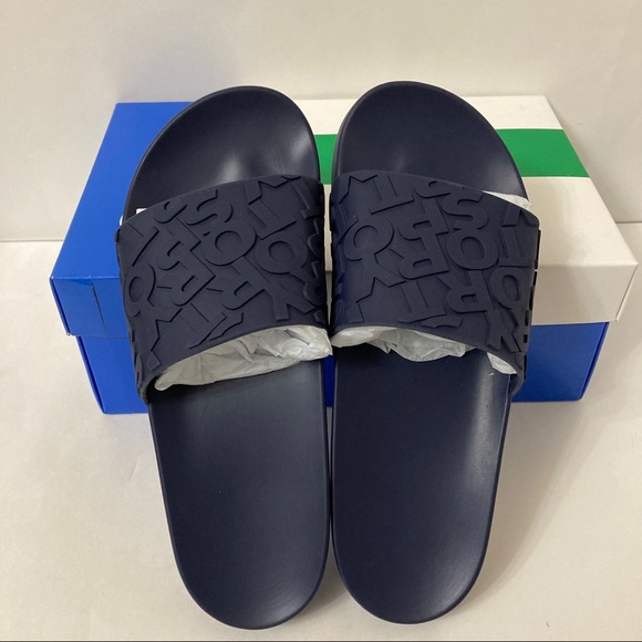 Tory Sport Embossed Logo Slide Navy